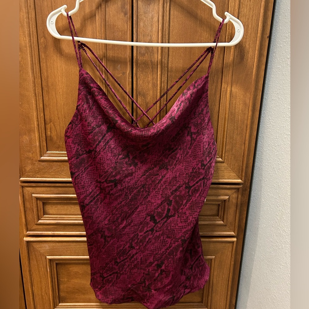 NWT Dex snake print tank top